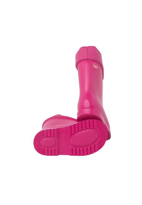 Bottes de pluie doublure intérieure en polaire fermeture ajustable Bleu marine+Fucsia 9 - vertbaudet enfant 