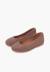 Ballerines plates en suède pour filles s Bordeaux+Gris foncé+Taupe 16 - vertbaudet enfant 