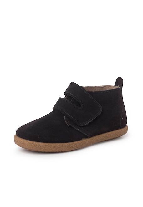 Bottes en suéde avec large bande adhésive Bleu marine+Gris+Taupe 8 - vertbaudet enfant 