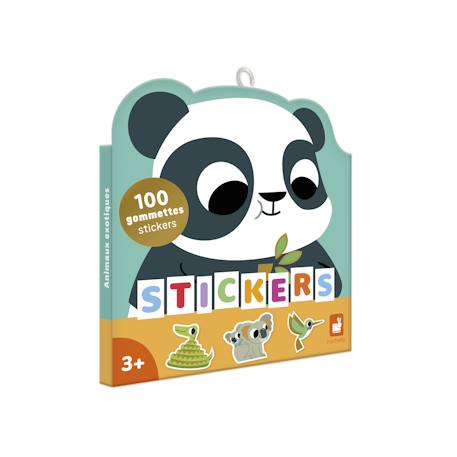 Gommettes animaux exotiques x100 MULTICOLORE 1 - vertbaudet enfant 