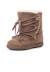 Bottes en peau de mouton avec fermeture collante Gris+Taupe 8 - vertbaudet enfant 