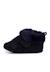 Bottines en cuir fourrure velours Bleu marine+Gris foncé+Taupe 1 - vertbaudet enfant 