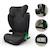 Siège Auto Kinderkraft JUNIOR FIX 2 PLUS 100-150 cm avec ISOFIX, H-GUARD, SPS, AIR FLOW et Appuie-Tête Réglable Black+Green+Grey+Pink 5 - vertbaudet enfant 