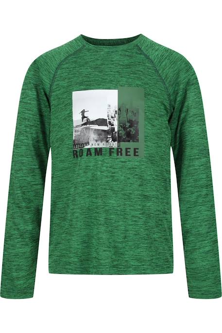 T-shirt  burnlee roam free Vert des champs 1 - vertbaudet enfant 