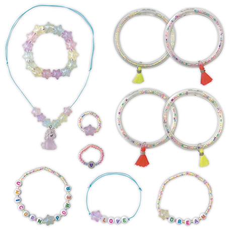 Bijoux phosphorescents à créer MULTICOLORE 2 - vertbaudet enfant 