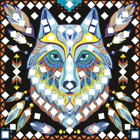 Mosaïques à faire entre amis - 8 tableaux MULTICOLORE 4 - vertbaudet enfant 