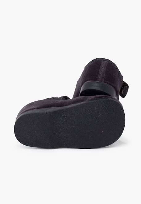 Salomés velours boucle Bleu marine+Gris+Noir 9 - vertbaudet enfant 