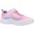 Baskets basses à scratch Blanc et violet+Purpe aqua+Rose 17 - vertbaudet enfant 