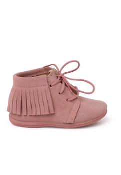 Chaussures-Bottes frangées à lacets premiers pas