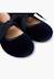 Chaussures babies velours avec nœud gros-grain filles Beige+Bleu de france+Bleu marine+Bordeaux+Gris+Noir+Rose pâle+Vert 18 - vertbaudet enfant 