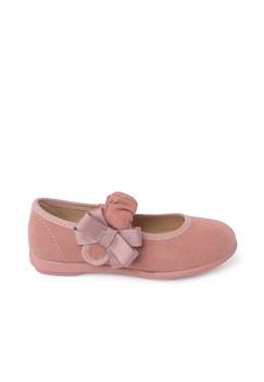 Chaussures-Chaussures babies bride froncée et nœud pour fille