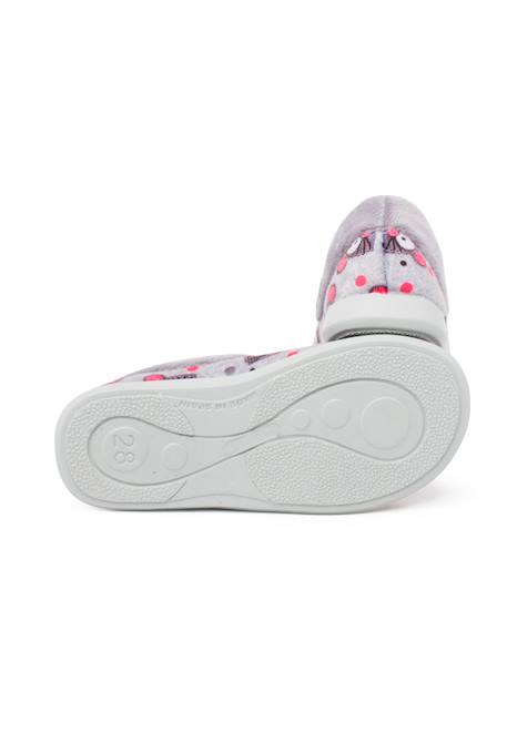 Chaussons babouches réglables souris Gris et rose 3 - vertbaudet enfant 