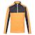 Haut polaire polyester hewley Orange clair / gris phoque 1 - vertbaudet enfant 