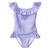 Maillot de bain 1 pièce polyester verona Lavande 1 - vertbaudet enfant 