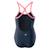 Maillot de bain 1 pièce synthétique velanti Myrtille / corail rose 2 - vertbaudet enfant 