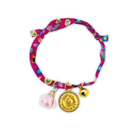 Bracelets fleuris 'mi amor' à créer MULTICOLORE 6 - vertbaudet enfant 