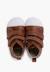 Bottine sport en cuir à bout blanc Couleur cuir+Rose 5 - vertbaudet enfant 
