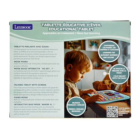 Tablette éducative enfant bilingue anglais français parlante MULTICOLORE 5 - vertbaudet enfant 