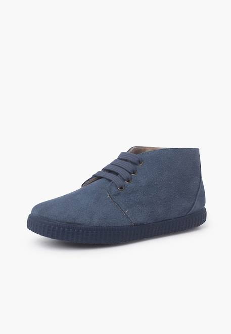 Bottes fourrées pour enfant à lacets Bleu+Bleu marine+Bordeaux+Camel+Taupe+Vert 2 - vertbaudet enfant 