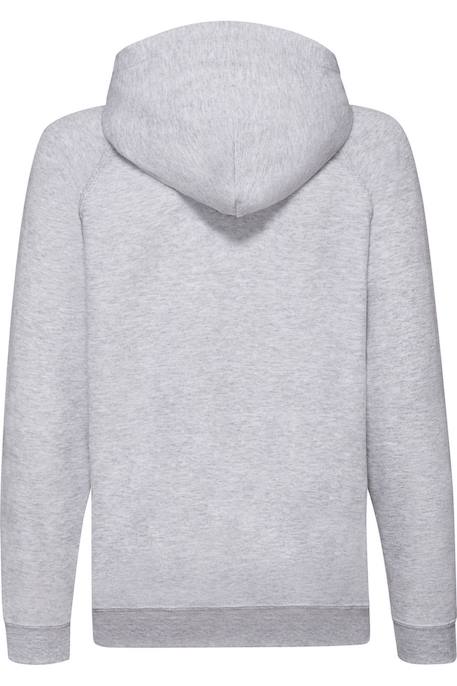 Sweat à capuche coton Blanc+Bleu roi+Gris chiné+Noir 6 - vertbaudet enfant 