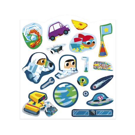 Stickers les aventuriers dès 18 mois MULTICOLORE 3 - vertbaudet enfant 