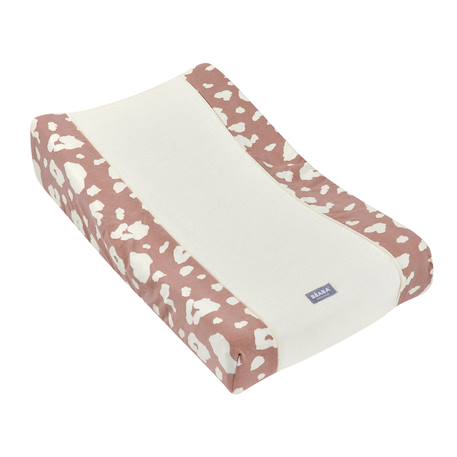 Housse de matelas à langer en coton sofalange Rose épanouie 1 - vertbaudet enfant 