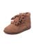 Bottines à lacets en daim avec ornement flocon de neige Gris+Rose+Taupe 14 - vertbaudet enfant 