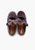 Chaussures babies en velours avec lien à nouer Gris 5 - vertbaudet enfant 