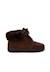 Bottines en suède fille col fourrure lacets en satin Bleu marine+Gris+Marron+Rose+Taupe 13 - vertbaudet enfant 