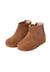 Bottines zippées et élastiques fille Caramel mou+Gris 4 - vertbaudet enfant 