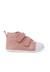Bottine sport en cuir à bout blanc Couleur cuir+Rose 7 - vertbaudet enfant 