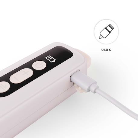 Tire-lait électrique double GENTLEFLOW, 3 modes, 9 intensités, mémoire des réglages, sans fil usb-c, jusqu’à 120 min d’autonomie Gold+Pink 12 - vertbaudet enfant 