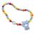 4 bijoux en bois à créer petits chats MULTICOLORE 6 - vertbaudet enfant 