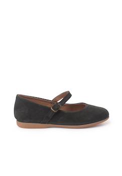 Chaussures-Chaussures babies en suéde et à boucle fine