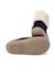 Botte de sport avec fermeture éclair et semelle en peau de mouton Bleu marine+Gris 3 - vertbaudet enfant 