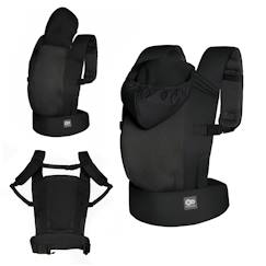 Puériculture-Porte bébé, écharpe de portage-Porte-Bébé Ergonomique Kinderkraft CARRYBEE avec 2 Positions de Portage, Capuche Intégrée et Maille Respirante
