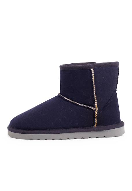 Low boots type australien enfants Bleu marine+Camel+Gris 1 - vertbaudet enfant 