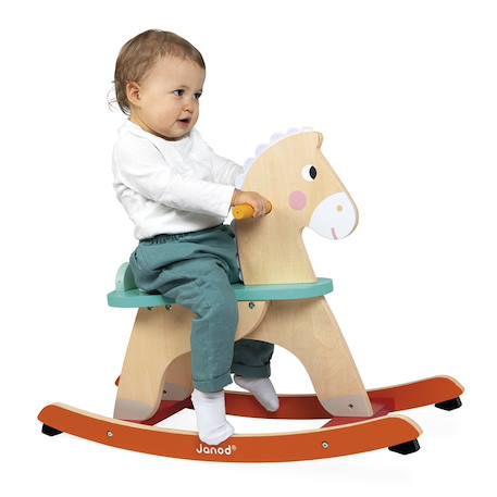 Cheval à bascule évolutif zigolos Multicolore 2 - vertbaudet enfant 