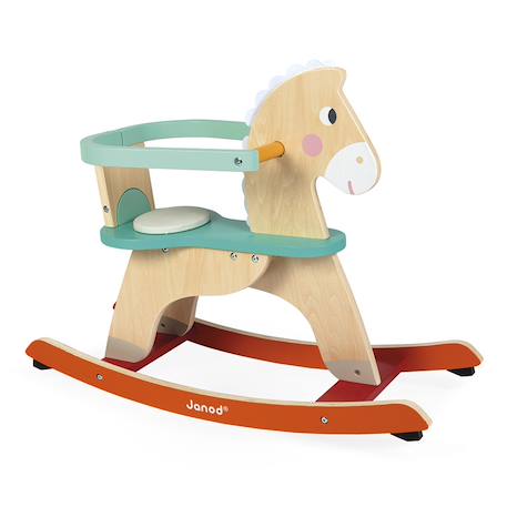 Cheval à bascule évolutif zigolos Multicolore 4 - vertbaudet enfant 