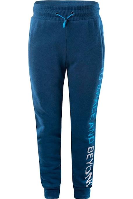 Pantalon de jogging coton royce Bleu sarcelle foncé 1 - vertbaudet enfant 