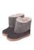 Bottes en velours côtelé et suéde avec doublure en peau de mouton Gris+Taupe 4 - vertbaudet enfant 