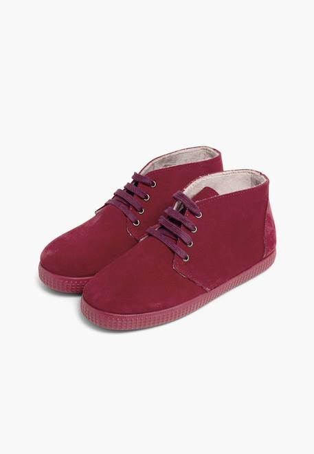 Bottes fourrées pour enfant à lacets Bleu+Bleu marine+Bordeaux+Camel+Taupe+Vert 16 - vertbaudet enfant 