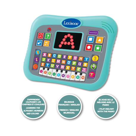 Tablette éducative enfant bilingue anglais français parlante MULTICOLORE 2 - vertbaudet enfant 