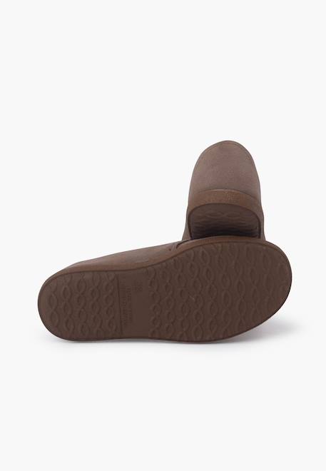 Chaussures à lacets en suède avec semelle caramel Bleu marine+Camel+Gris foncé+Taupe 21 - vertbaudet enfant 