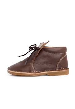 Chaussures-Bottines en cuir à lacets monkey face