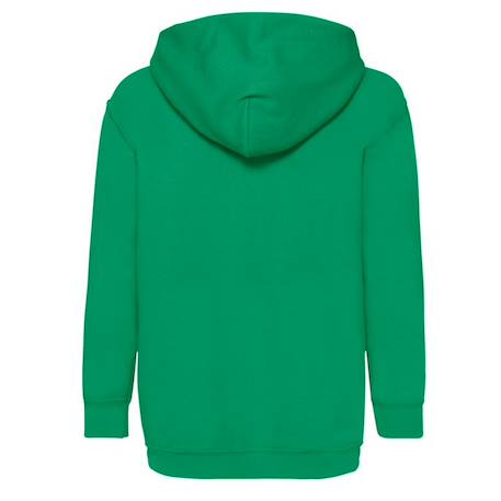 Sweat à capuche coton classic Azur+Bleu marine+Bleu roi+Fuchsia+Noir+Rose clair+Rouge+Tournesol+Vert kelly 25 - vertbaudet enfant 