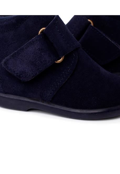 Botte adhérente à sangles croisées fendues Bleu marine+Gris+Taupe 6 - vertbaudet enfant 
