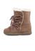 Bottes en peau de mouton avec fermeture collante Gris+Taupe 7 - vertbaudet enfant 