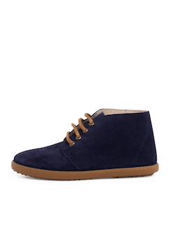 Chaussures-Botte fendue style safari contrasté