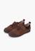 Baskets avec fermeture adhérente et laçage élastique Camel+Gris 4 - vertbaudet enfant 